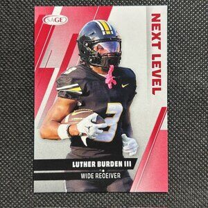 2025 SAGE - Luther Burden III RED Missouri Tigers Next Level #89 RC Rookie